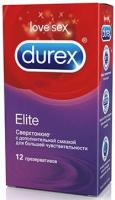 16 Durex Elite, 12 шт. Презервативы ультратонкие. Упаковка по 12 шт