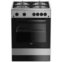 Газовая плита Beko FSGT 62130 DXO, серебристый