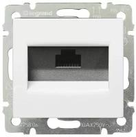 Механизм розетки компьютерной LEGRAND Valena RJ45 белый 774230