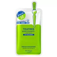 BioAqua тканевая маска Teatree Maintenance Repair Mask с маслом чайного дерева