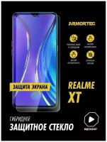 Защитное стекло на экран Realme XT гибридное ARMORTEC