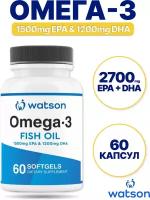 Omega-3 Watson 540mg EPA | 360mg DHA, 60 капсул