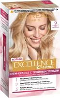 L'Oreal Paris Стойкая крем-краска для волос "Excellence", оттенок 9, Очень светло-русый