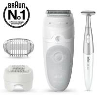 Эпилятор Braun 5-805, белый/серый