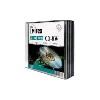 Диски Mirex CD-RW Slime Case (5 шт.) 700Мб 4х-12x (UL121002A8F)