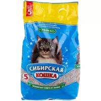 Сибирская кошка Эффект: Впитывающий наполнитель, 5л, 2.7 кг