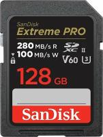 Карта памяти SanDisk SDXC 128GB Extreme PRO UHS-II V60 280/100MB/s