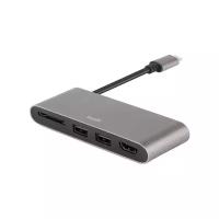 USB-концентратор Moshi USB-C Multimedia Adapter (99MO084213), разъемов: 2