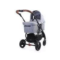 Универсальная коляска Valco Baby Snap Trend 4 (2 в 1), Grey marle, цвет шасси: черный
