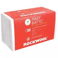 Изоляция "ROCKWOOL" лайт баттс 1000*600* 50 ММ (10 плит/ упак 6 М2/ 0,3 М3) (1)