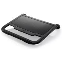 Подставка для ноутбука DEEPCOOL N200 черный, до 15.6", вентиляторы - 1 шт, 22.4 дБ, алюминий, пластик