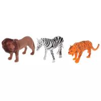 Игрушки пластизоль Играем вместе Животные африки, 3 шт