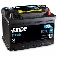 Автомобильный аккумулятор Exide Сlassic EC700