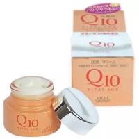 Kose Cosmeport Q10 Vital Age Cream Увлажняющий крем для лица с коэнзимом Q10 и морским коллагеном