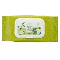 Салфетки очищающие С экстрактом зеленого ЧАЯ THE SAEM GARDEN HEALING TEA GREEN CLEANSING TISSUE 240G