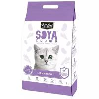 Kit Cat SoyaClump Soybean Litter Lavender соевый биоразлагаемый комкующийся наполнитель с ароматом лаванды - 7 л