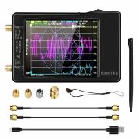 NanoVNA-H Векторный анализатор сетевых антенн 10 кГц-1,5 ГГц MF HF VHF UHF с слотом для SD-карты Shell Цифровой тестер Nano VNA-H