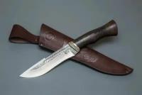 Нож "Беркут" кован.ст. 95х18, со следами ковки, венге, литье Семина