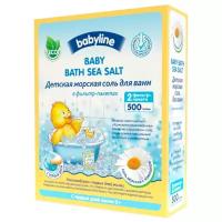 BabyLine Nature Морская соль с ромашкой