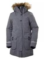 Куртка парка женская, Helly Hansen, W LONGYEAR II PARKA, цвет серый, размер M