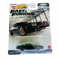 DMC55-HCP13 Машинка игрушка Hot Wheels Premium Fast & Furious Форсаж металлическая коллекционная 77 Pontiac Firebird