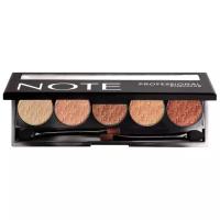 Профессиональная палетка теней для глаз 106 Metallic Gold Note Professional Eyeshadow