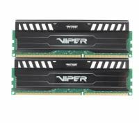 Модуль памяти DIMM 16Gb 2x8Gb KIT DDR3 PC12800 1600MHz Patriot Viper 3 Black Mamba (PV316G160C9K)