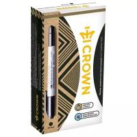 CROWN Маркер перманентный двухсторонний Multi Marker Twin (P-800W)