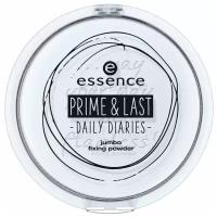 Essence Пудра рассыпчатая Prime & Last Daily Diaries Jumbo Fixing Powder