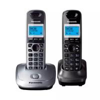 Радиотелефон DECT/GAP Panasonic KX-TG2512 (серый металлик)