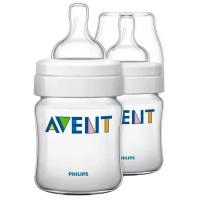 Philips AVENT Бутылочки полипропиленовые Classic+ SCF560/27 125 мл, 2 шт., с рождения