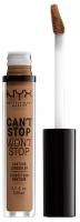 NYX professional makeup Консилер Can’t Stop Won’t Stop Contour Concealer, оттенок Mahogany 16