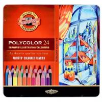 Koh-i-noor Набор цветных карандашей "Polycolor" 24 цв