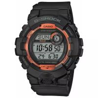 Наручные часы CASIO G-Shock GBD-800SF-1 мужские, кварцевые, встроенная память, будильник, хронограф, шагомер, секундомер, таймер обратного отсчета, водонепроницаемые, противоударные