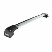 Багажник Thule WingBar Edge на крышу автомобиля Volkswagen Amarok с 2010 г. в штатное место (серебристая крыловидная дуга)