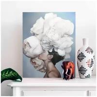 Картина ПринтШторм Эми Джадд – Голова в цветах