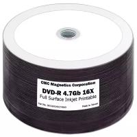 Диск DVD-R CMC 4,7Gb 16x Printable bulk, упаковка 50 штук