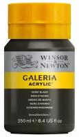 Краска акриловая художественная Winsor&Newton "Galeria", 250мл, туба, черная слоновая кость (арт. 316258)