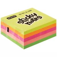 Блок-кубик Attache Selection, мини куб, 51х51 мм, радуга, 250 листов