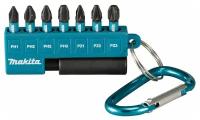 Набор бит Makita Impact Black 25 мм 8 шт.(PH1,2XPH2,PH3,PZ1,PZ2,PZ3,магнитный держатель)