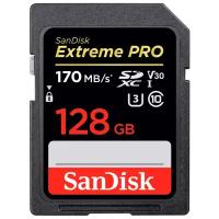 Карта Памяти SANDISK 128Gb Extreme Pro SDXC UHS-I U3 V30 (170/90 MB/s)