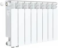 Радиатор RIFAR BASE VENTIL нижнее лев. 350 8 секц. белый RAL9016 (R35008НПЛ)