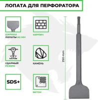 Лопата для перфоратора 60х250мм