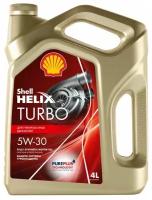 Моторное масло SHELL Helix Turbo C3 5W30 синтетическое 4 л 550063478