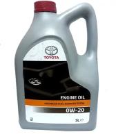 Синтетическое моторное масло Toyota SAE 0W-20, 5 л