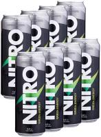Энергетический напиток NITRO, 8х450мл (Green Energy) / С витаминами и таурином