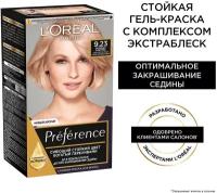 L'Oreal Paris Preference стойкая краска для волос, 9.23 розовая платина, 174 мл