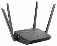 Wi-Fi роутер D-Link DIR-825/RU/R5, AC1200, черный