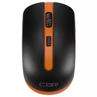 Мышь CBR CM 554R Black/Orange USB(Radio) оптическая, 1600 dpi, 3 кнопки и колесо прокрутки