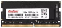 Модуль памяти KingSpec SO-DIMM DDR4 3200Mhz PC25600 CL17 - 16Gb KS3200D4N12016G